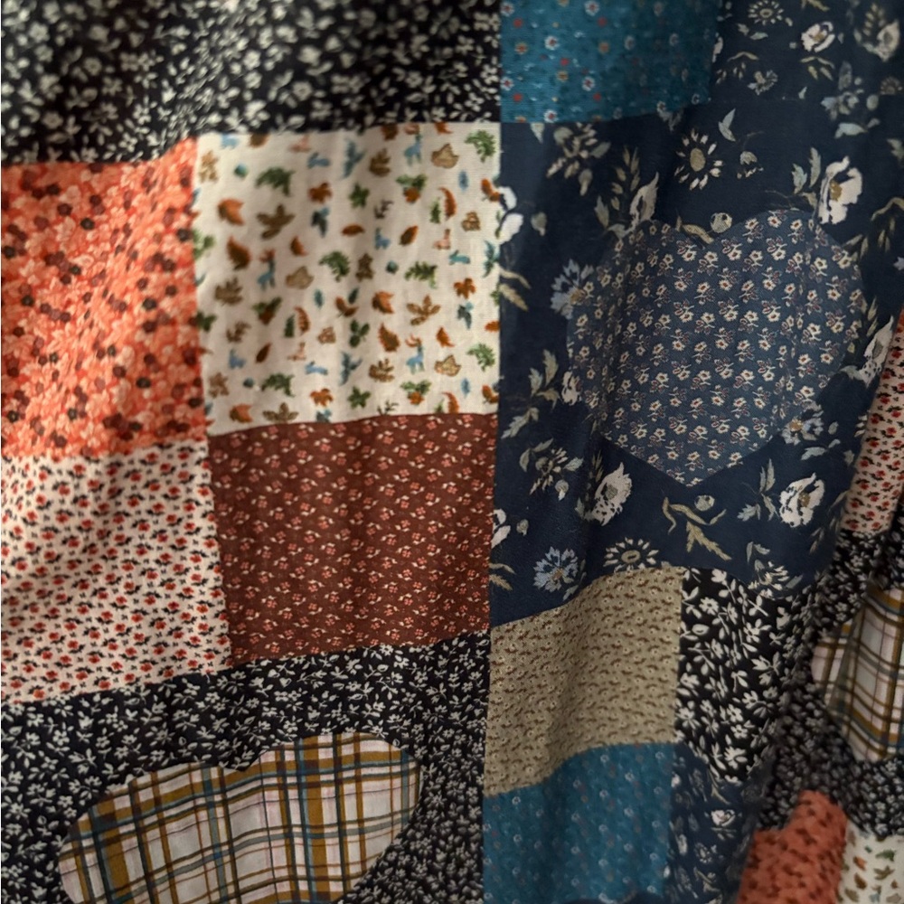 Christy Dawn Brynne Dress Patchwork Blues - Picture 5 of 7